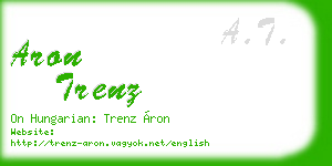 aron trenz business card